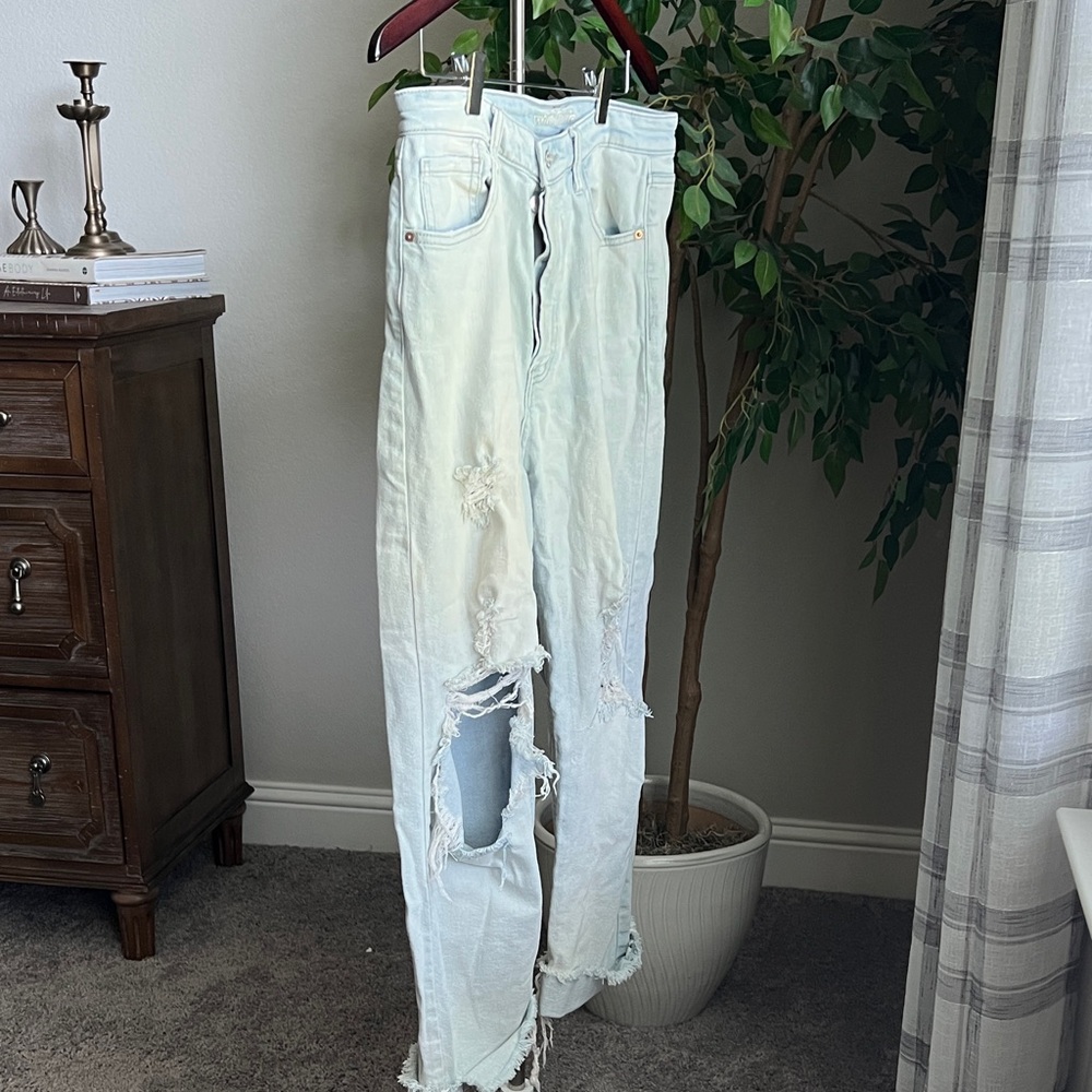 Wild Fable Light Blue Distressed Boyfriend Jeans